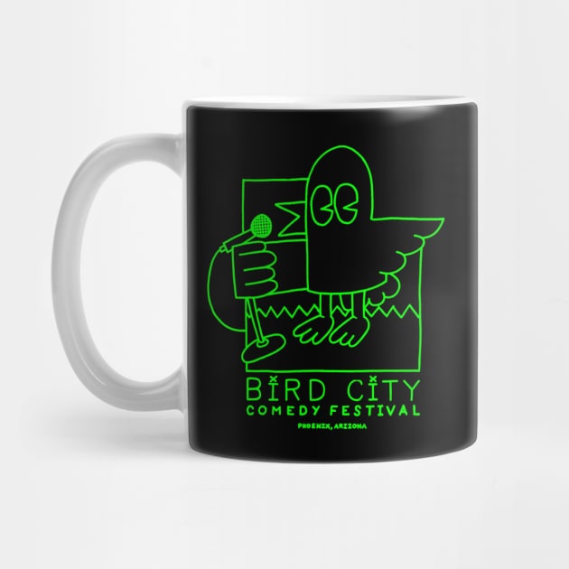 Logo #2 in Neon Green by BirdCityComedyFestival